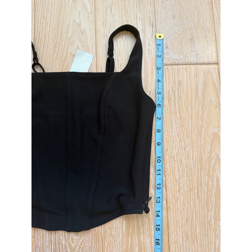 ABERCROMBIE & FITCH Women Corset Top Goth‎ Minimalist Regencycore Small - Picture 8 of 9